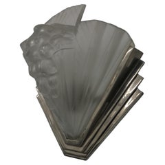 Pair of French Art Deco Wall Sconces Signed by Petitot (2 pairs available)