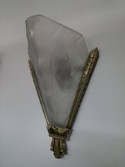 Pair of French Art Deco Wall Sconces Signed by Degue