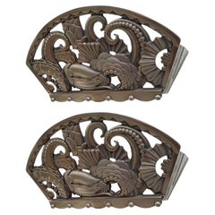 Pair of French Art Deco Octopus Sconces