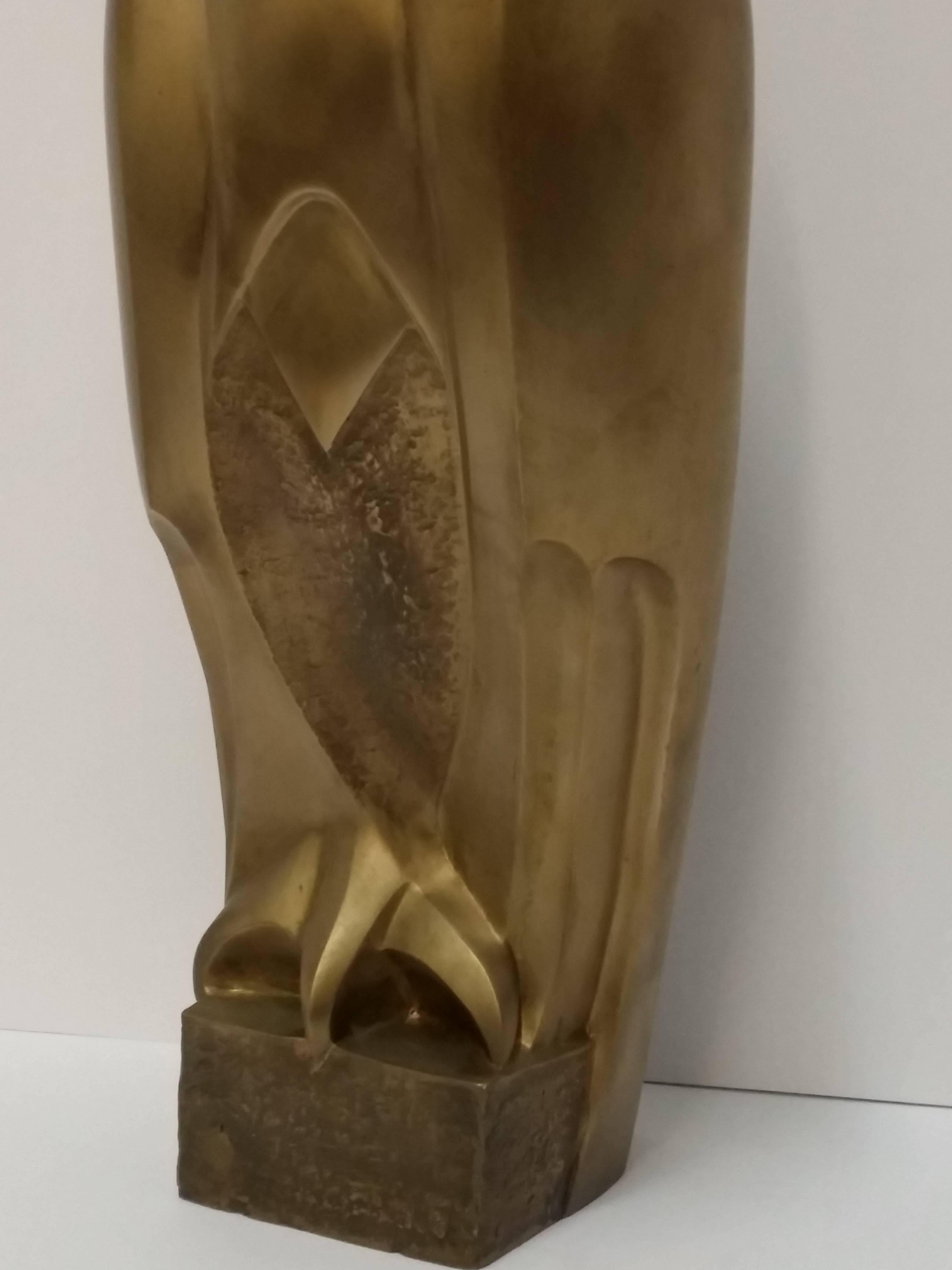bronze falcon sculptures for sale