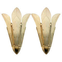 Pair of French Art Deco Wall Sconces by Sabino