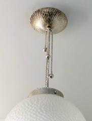 French Art Deco Ball Pendant Chandelier