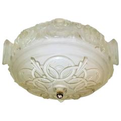 French Art Deco Flush Mount by Sabino 6