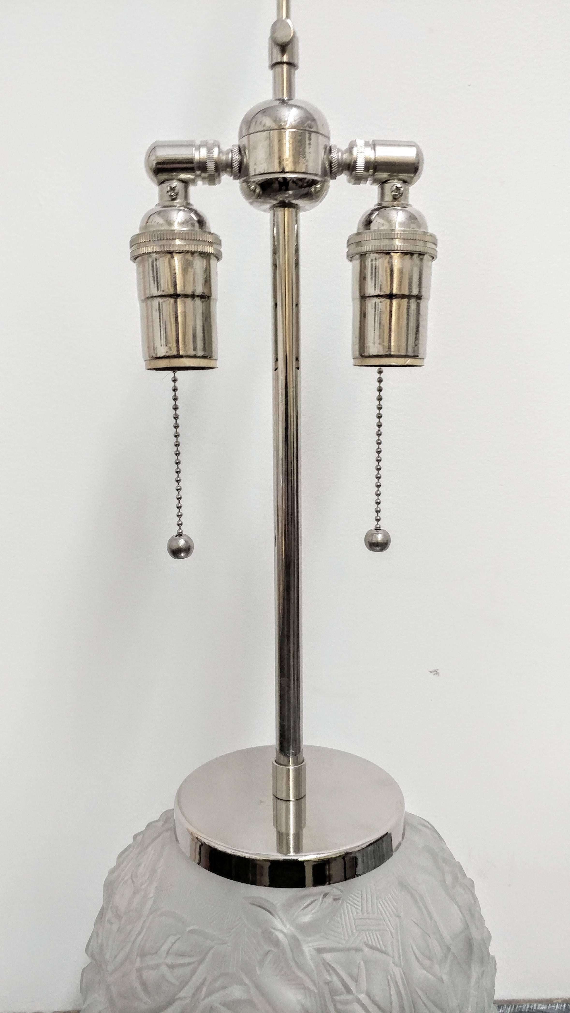 20th Century Pair of French Art Deco Table Lamps For Sale