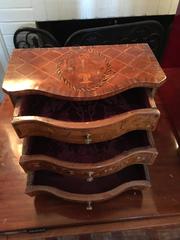 Rococo South German Miniature Marquetry and Parquetry Commode, Mid-18th Century