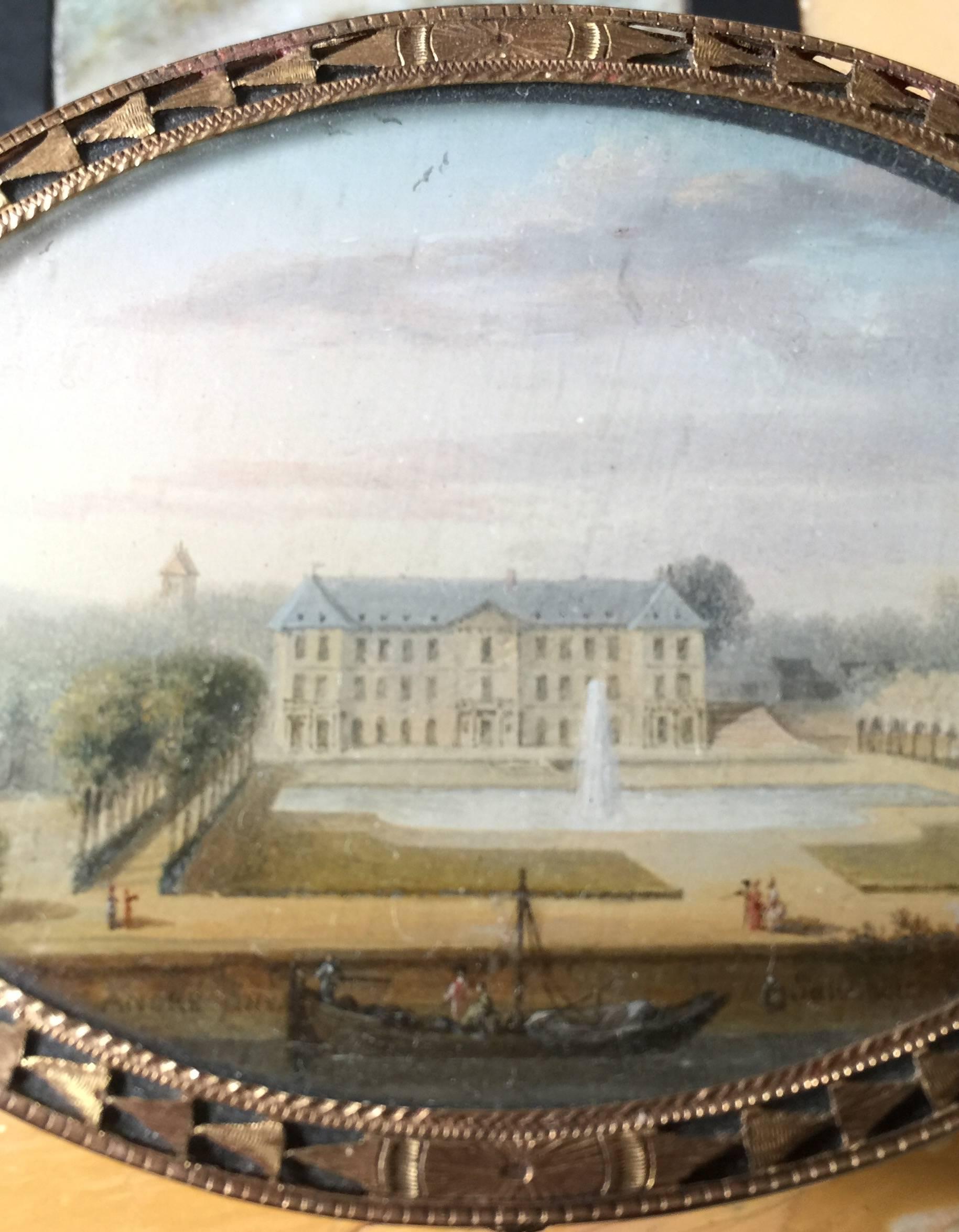 Tabatière Louis XV en laque montée sur or en vente 1