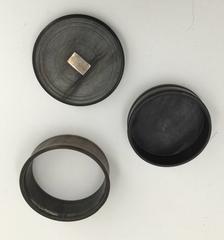 Unusual Horn and Silver Puzzle Snuff Box, 19th Century