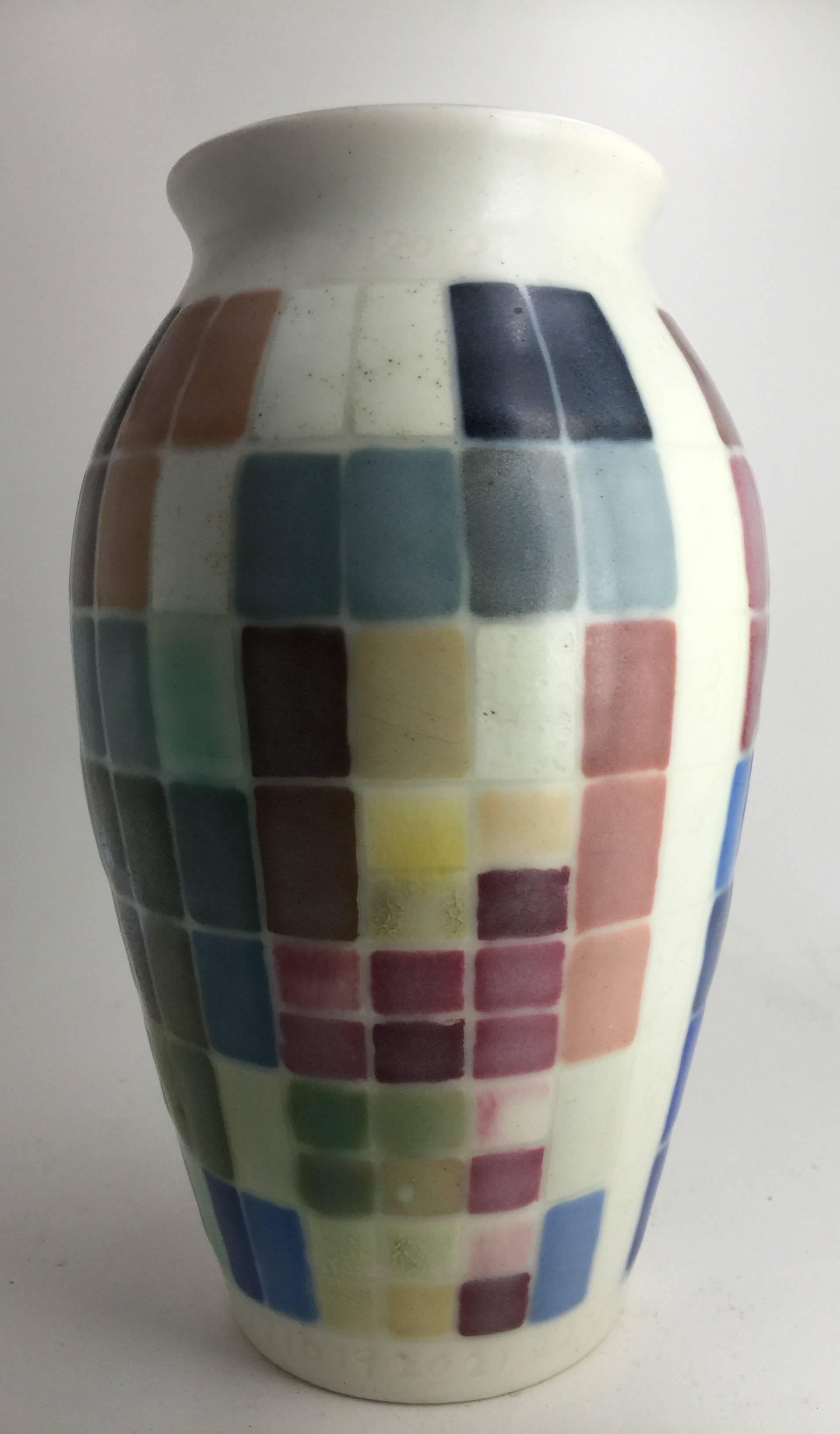 Rare Rookwood Test Vase, Signed and Dated, Ed Diers, June 15, 1929 In Good Condition In Spencertown, NY