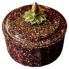 Antique An Ormolu Mounted Swedish Porphyry Butter Tub, Early 19th Century