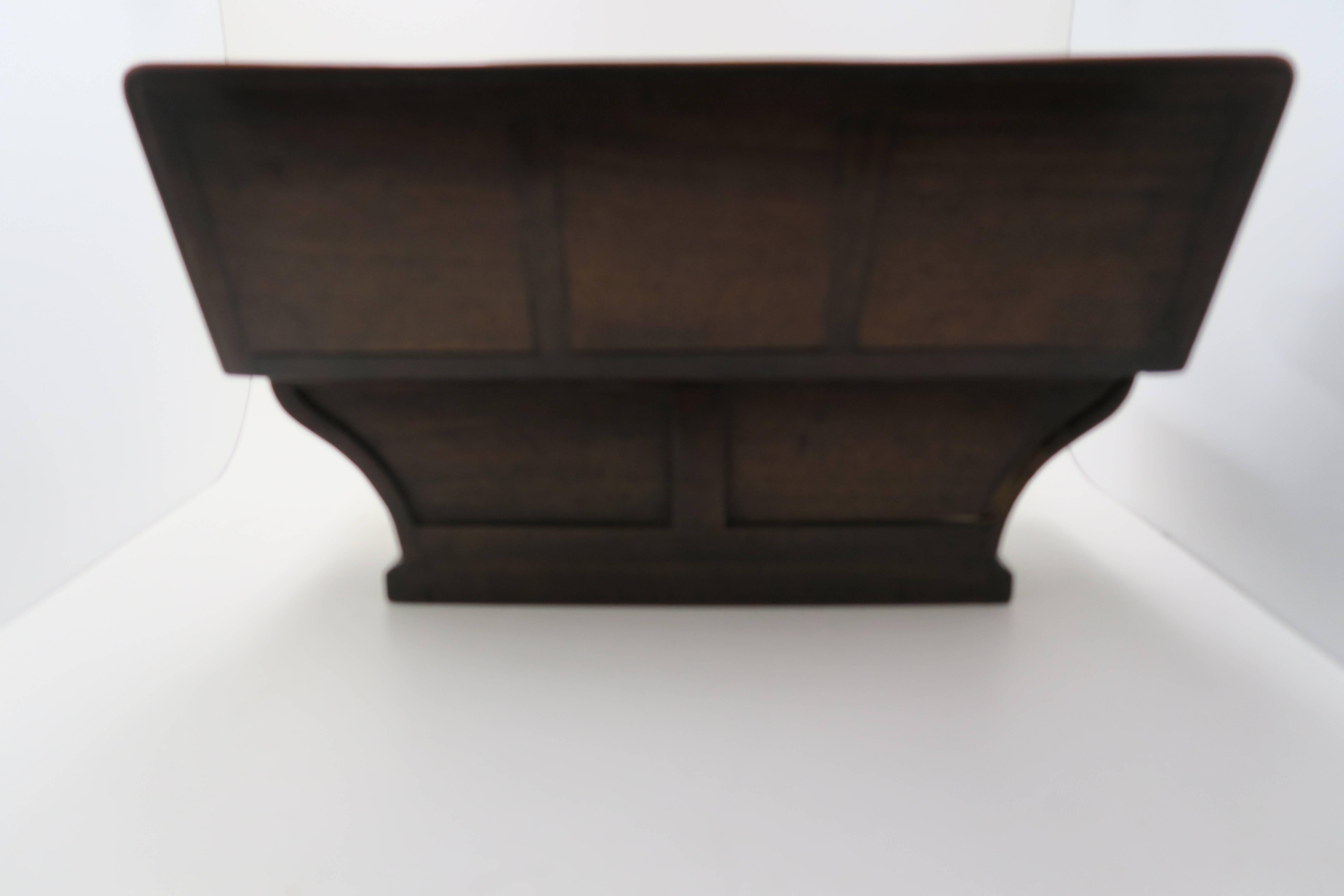 Continental Baroque Style Miniature Mahogany Console Model, 19th Century For Sale 1