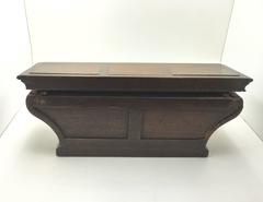 Continental Baroque Style Miniature Mahogany Console Model, 19th Century