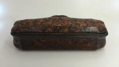 Burlwood Box of Rectangular Form, 19th Century, Probably English