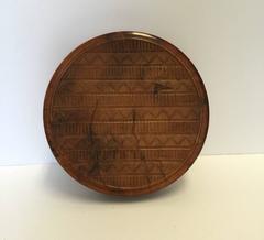 Pressed Wood Snuff Box Depicting the Battle of 30th March