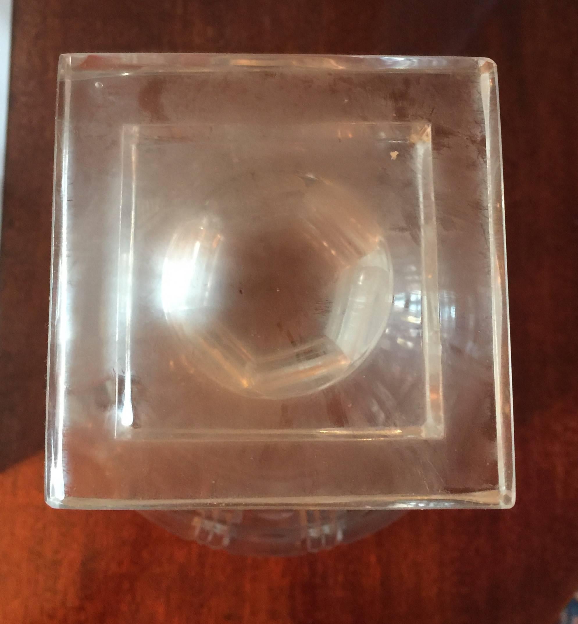 Pair of Regency Style Glass Photophores, 20th Century 1