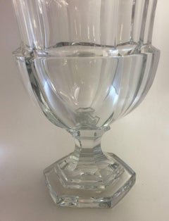Vintage Tiffany & Co, Crystal Vase of Campana Form, 20th Century