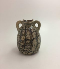 Martin Brothers Miniature Two Handled Vase, circa 1900