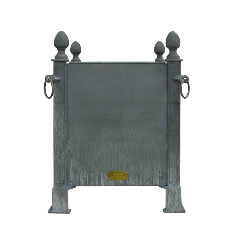 French Garden Planter Box in Aluminum For Sale at 1stdibs