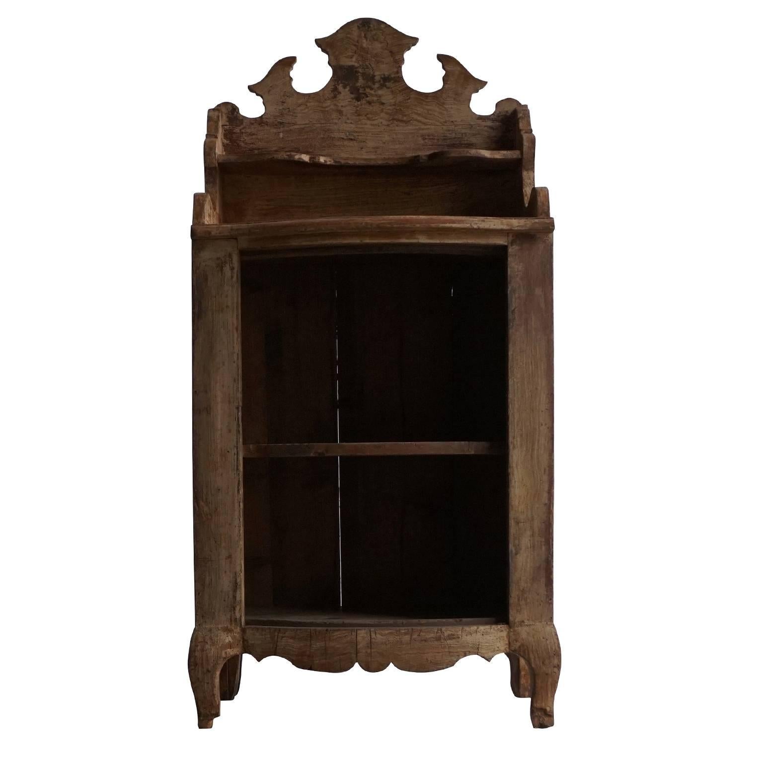 Mid-18th Century Dresdner Wood Bookshelf