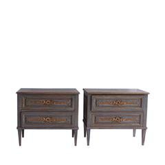 Antique  19th Century Pair of Gustavian Commode Dressers from Sweden