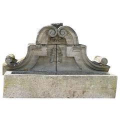 Baroque French Wall Fountain, circa 1700