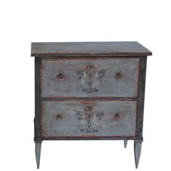 19h Century Gustavian Pair of Chests