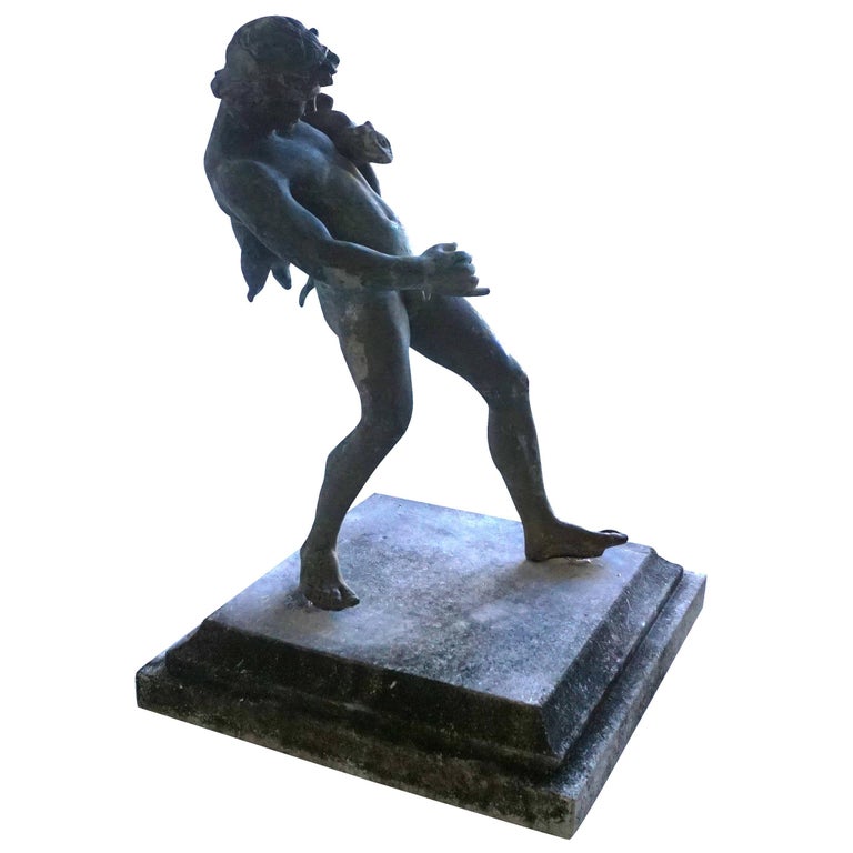 17th century, Italian Bronze Sculpture Fragment from a Garden Fountain