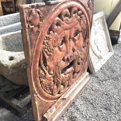 Early 18th Century Italian Wall Mount Wall Relief in Rosso Verona