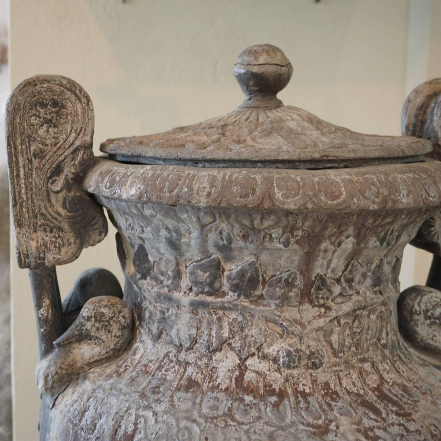 Cast 19th Century Hope Urns