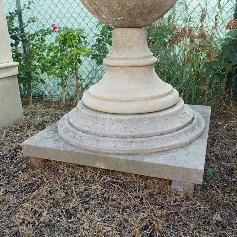 Late 20th Century French Limestone Garden Finial For Sale at 1stdibs