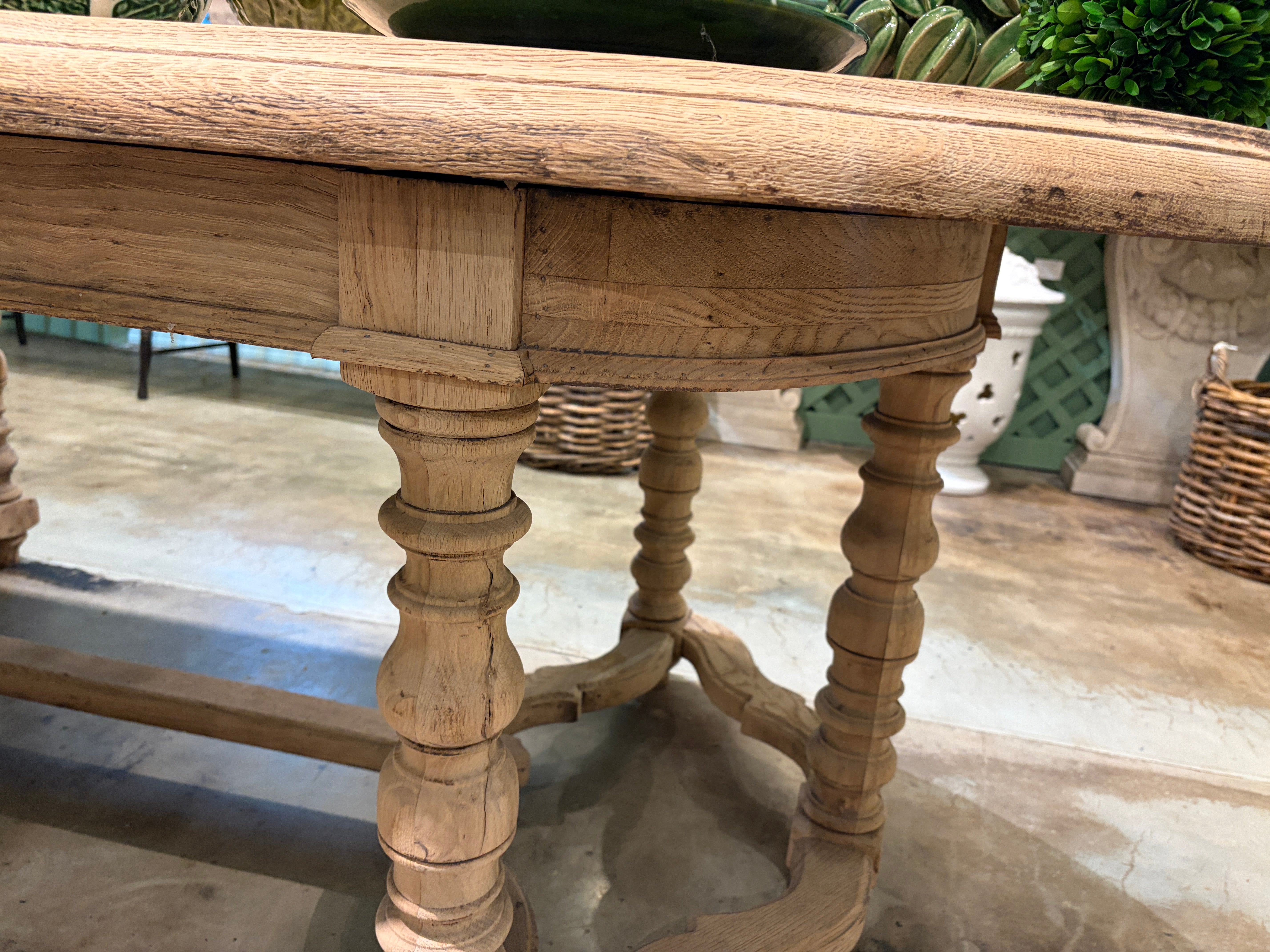 A Vintage 20th Century French Provencal Pine Dining Room Table ...