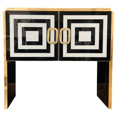 21ème siècle Italien Moderne Buffet en verre de Murano - Cabinet éclairé
