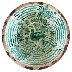 Cuenco de Lebrillo Antiguo del Siglo XIX, procedente de España