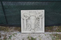 Ariete Mask Ram limestone Head Mounted Mask