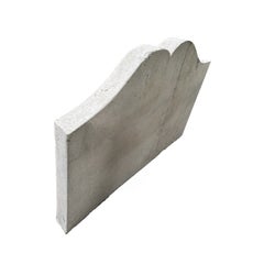 Scrolled Limestone Handcarved Relievo Relief