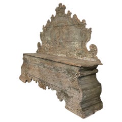 Antique Baroque Cassapanca Benches, Italian, Circa 1760, Piedmont