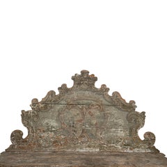 Antique Baroque Cassapanca Benches, Italian, Circa 1760, Piedmont