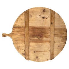 Antique Round Wooden Cutting Board