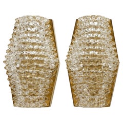 Mid-Century Modern Wall Sconces by Barovier & Toso, Murano Glass