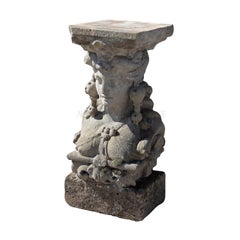 18th Century Caryatid Garden Statue in Sandstone from Germany