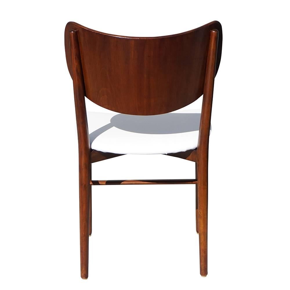 Hand-Carved 20th Century Danish Set of Twelve Vintage Oak Dining Chairs by Nils & Eva Koppel For Sale