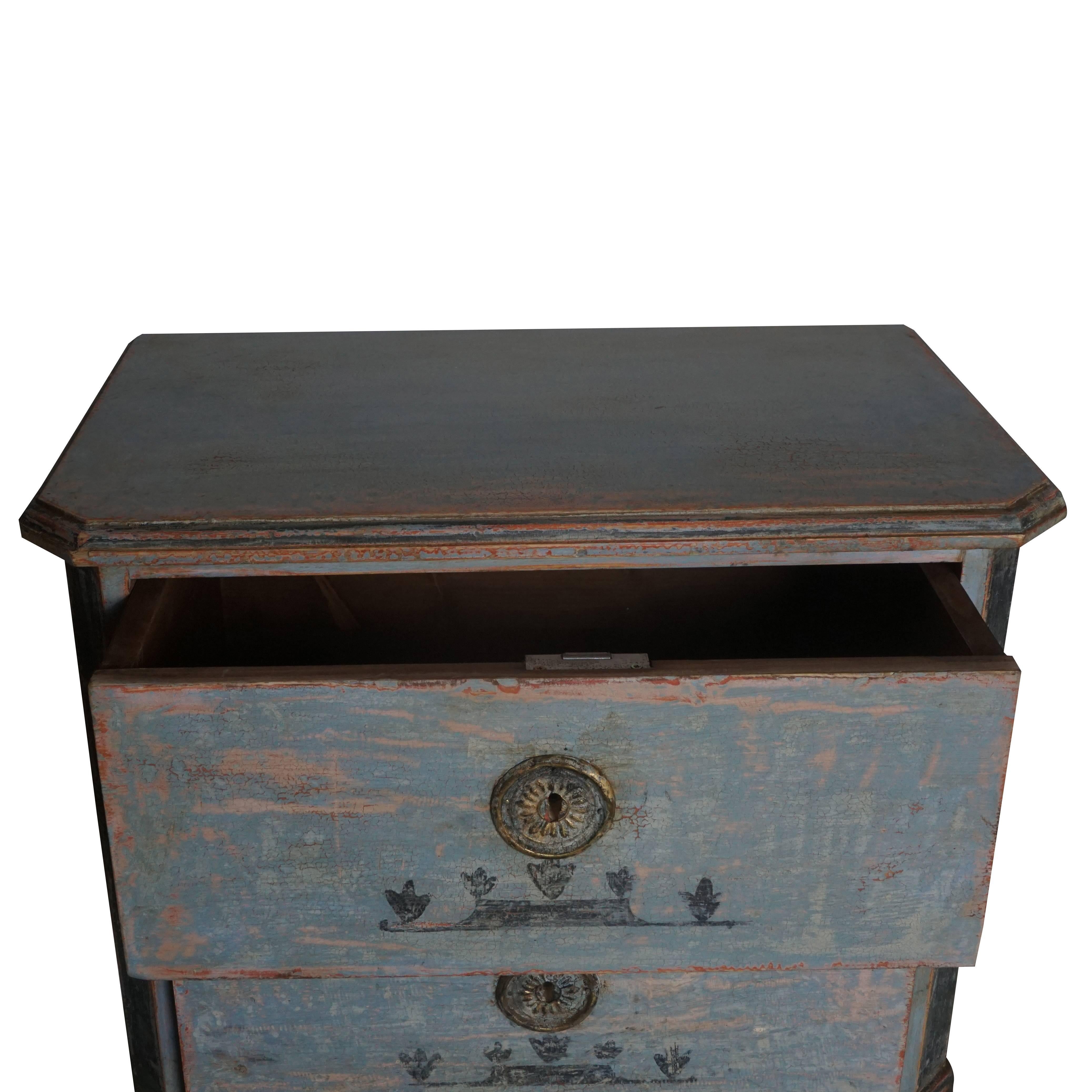 19th Century Small Swedish Chests from Scandinavia In Good Condition In West Palm Beach, FL