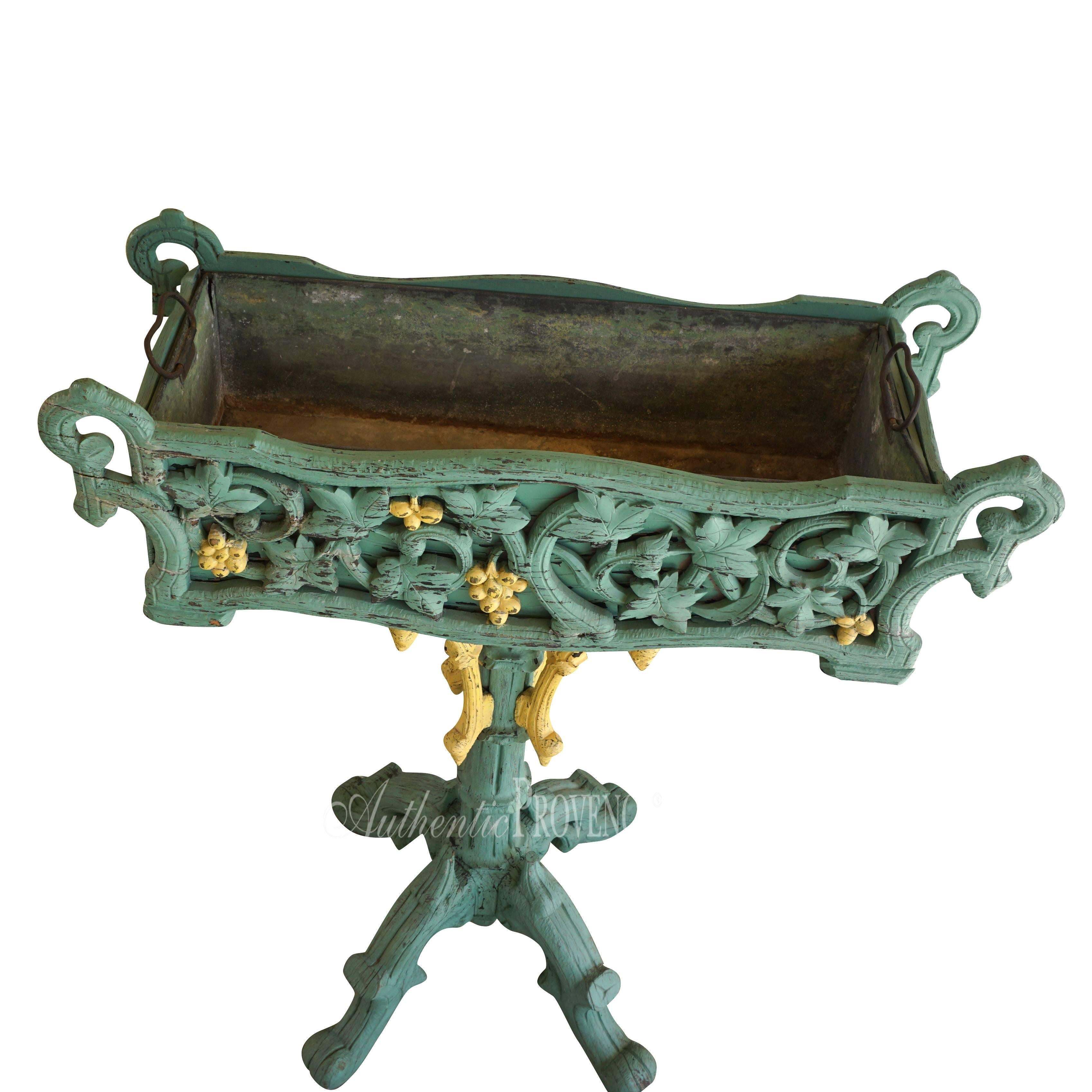 19th Century French Plant Stand or Jardiniere in Wood 3