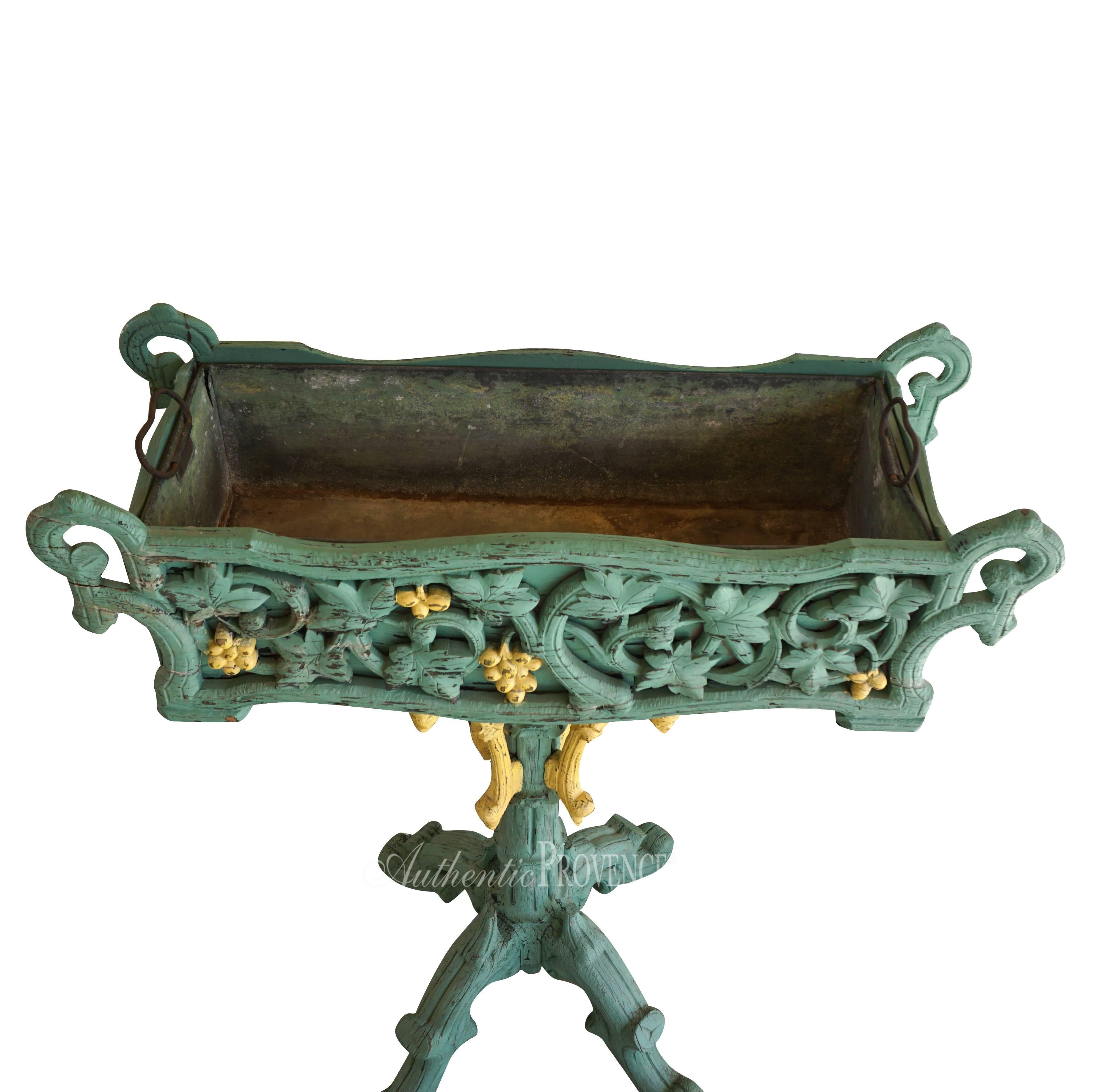 19th Century French Plant Stand or Jardiniere in Wood 4