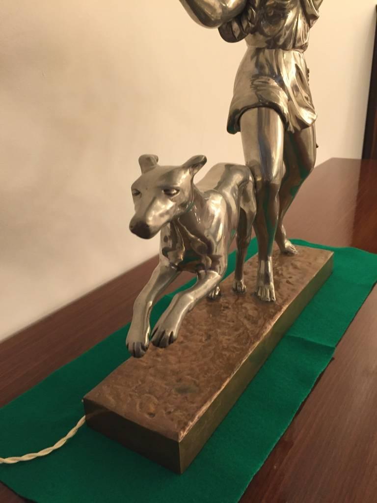 Mid-20th Century French Art Deco Table Lamp