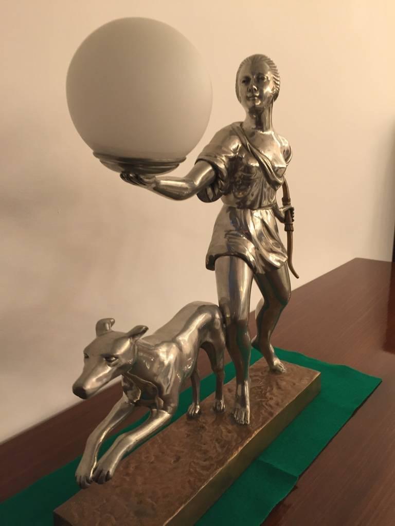 French Art Deco Table Lamp 3