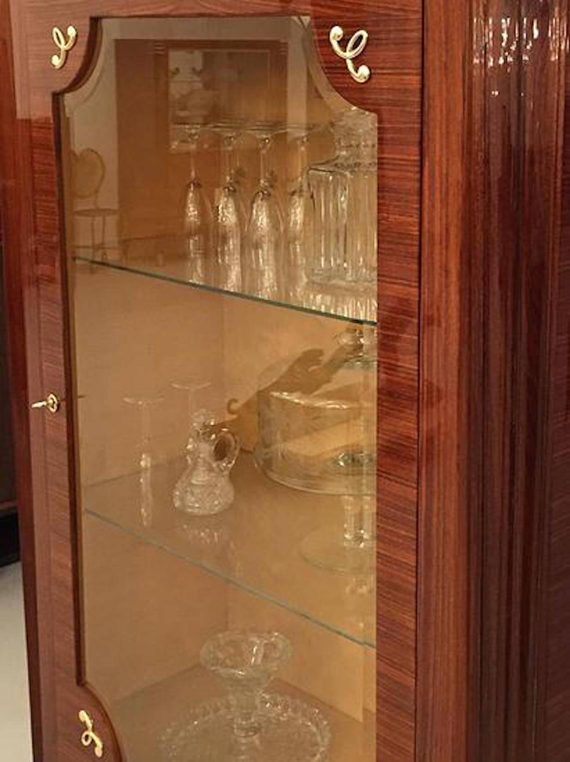 Mid-20th Century French Art Deco Vitrine, Display Cabinet For Sale