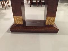 Burl Amboyna French Art Deco Dining Table