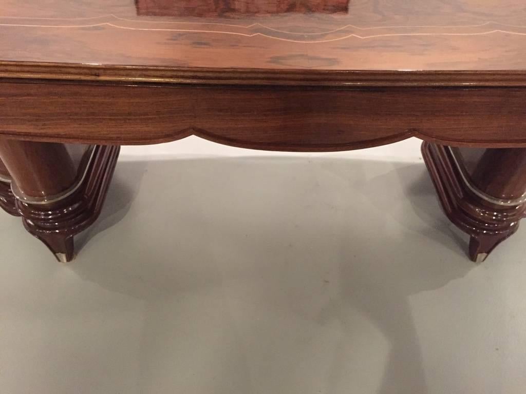 Jules Leleu Style Dining Table French Art Deco 4