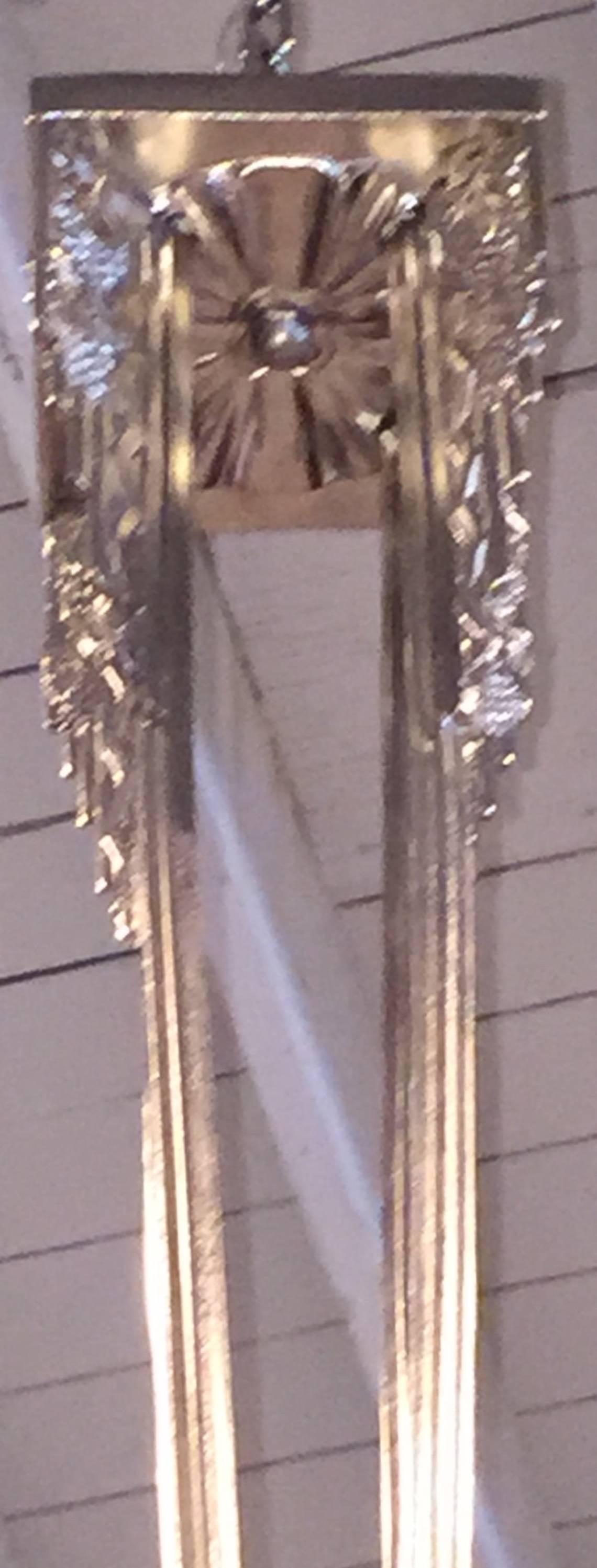 Bellissimo lampadario francese Art Deco In condizioni ottime in vendita a North Bergen, NJ