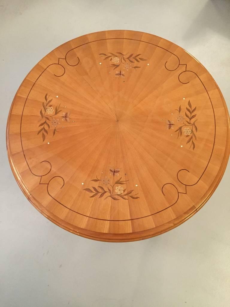 French Art Deco Coffee Table in the Style of Jules Leleu In Excellent Condition For Sale In North Bergen, NJ